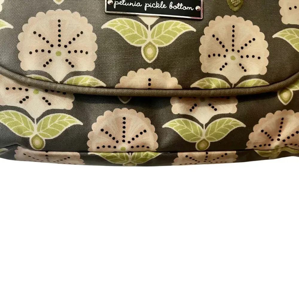 Petunia Pickle Bottom Santiago Sunset Baby Diaper Bag Tote Boho Floral Maternity